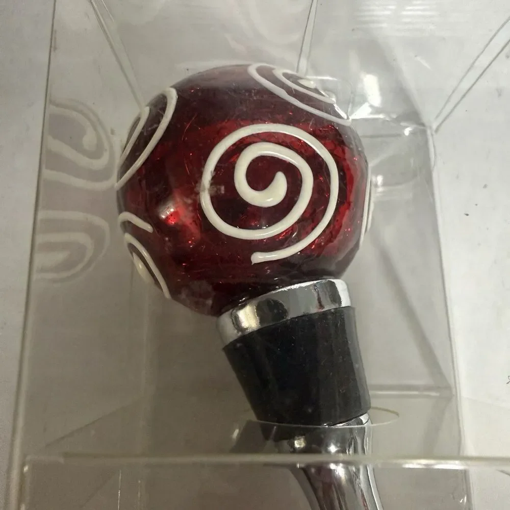 Pier 1 Imports Bottle Stopper Christmas Ball Bulb Ornament Red New Old stock